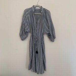 Zimmerman Cotton/Linen Summer Midi Dress Size 0